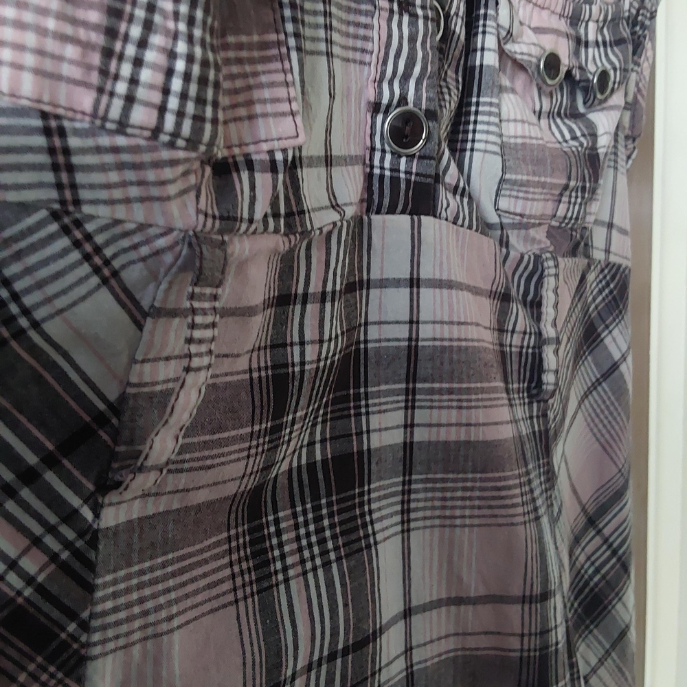 HeartSoul Pink and Black Plaid Top - Picture 8 of 8